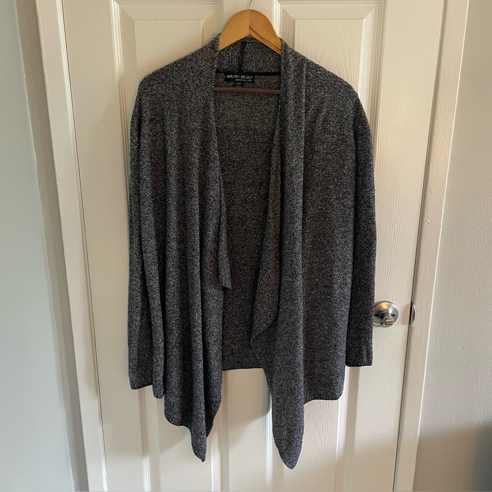 Barefoot Dreams Bamboo Chic Lite Wrap Cardigan Size S/M Gray